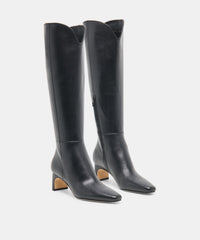 BRION NARROW CALF BOOTS BLACK LEATHER