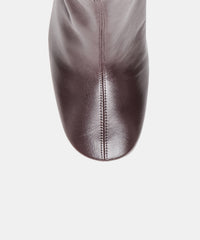 FEYA BOOTIES BLACK CHERRY LEATHER