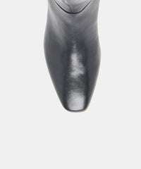 TYWIN WIDE CALF BOOTS BLACK LEATHER