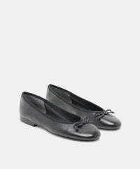 RITLA BALLET FLATS BLACK LEATHER
