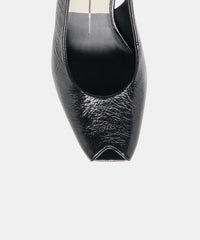 ANABEL HEELS BLACK LEATHER