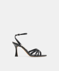RIKI HEELS BLACK LEATHER