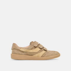 MERIT VELCRO SNEAKERS TAUPE MULTI LEATHER