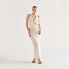 SHELL CHAIN LINK BELT GOLD