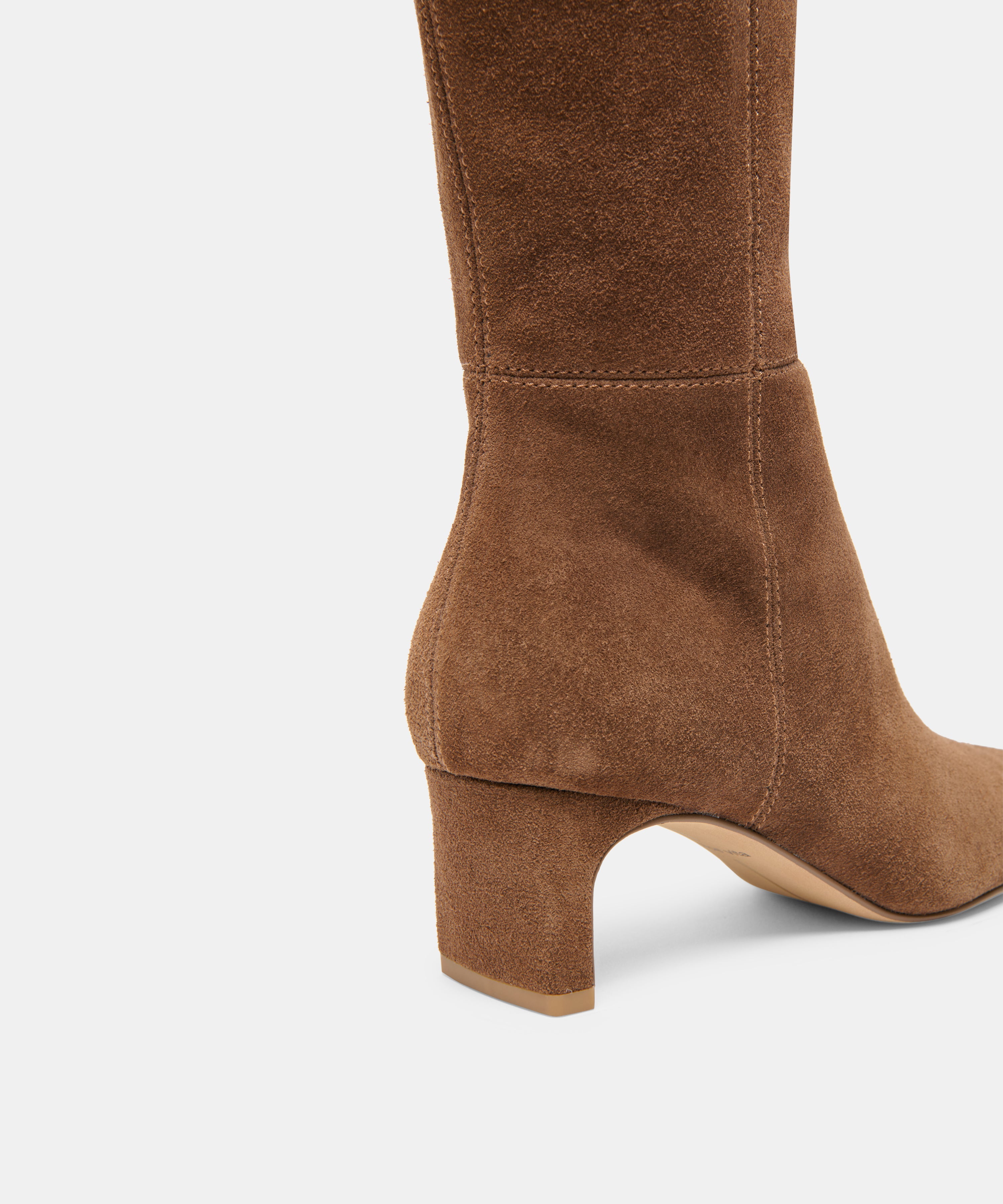 BRION NARROW CALF BOOTS COCOA SUEDE