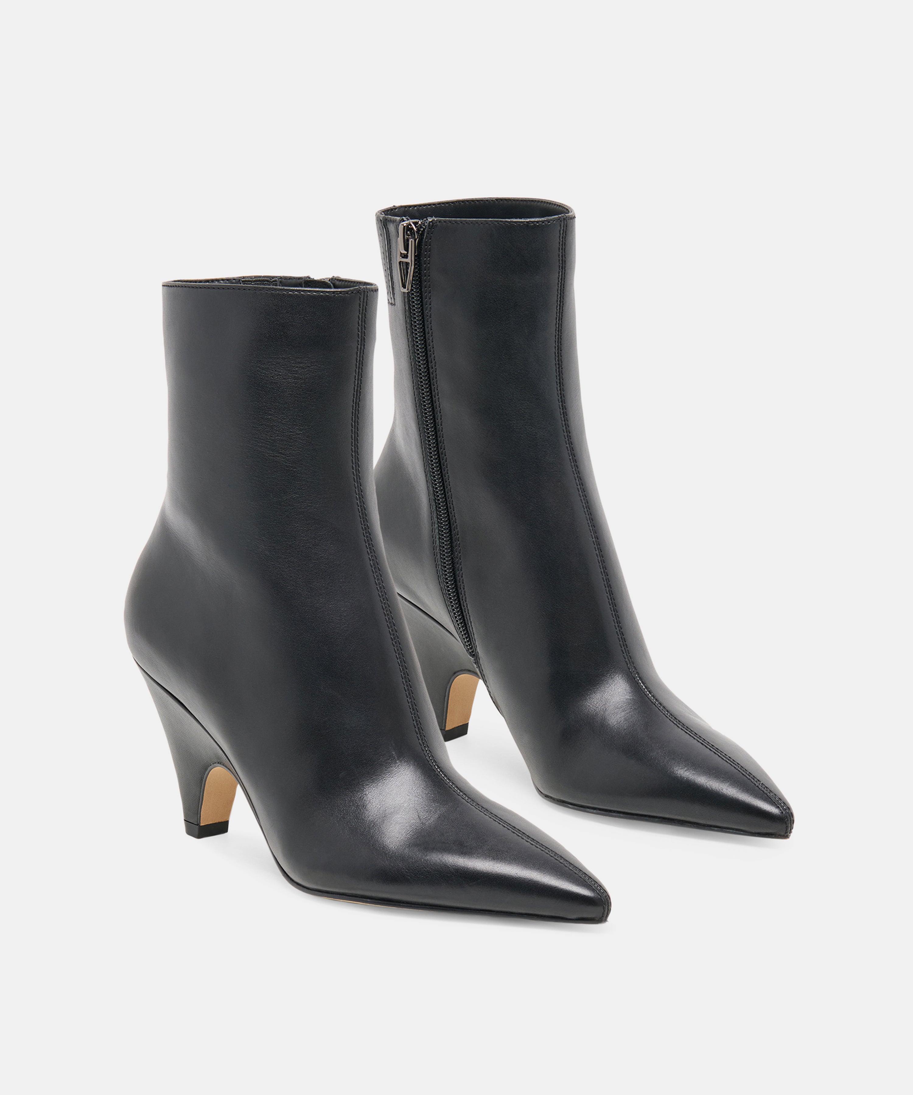 CRUZ BOOTIES BLACK LEATHER