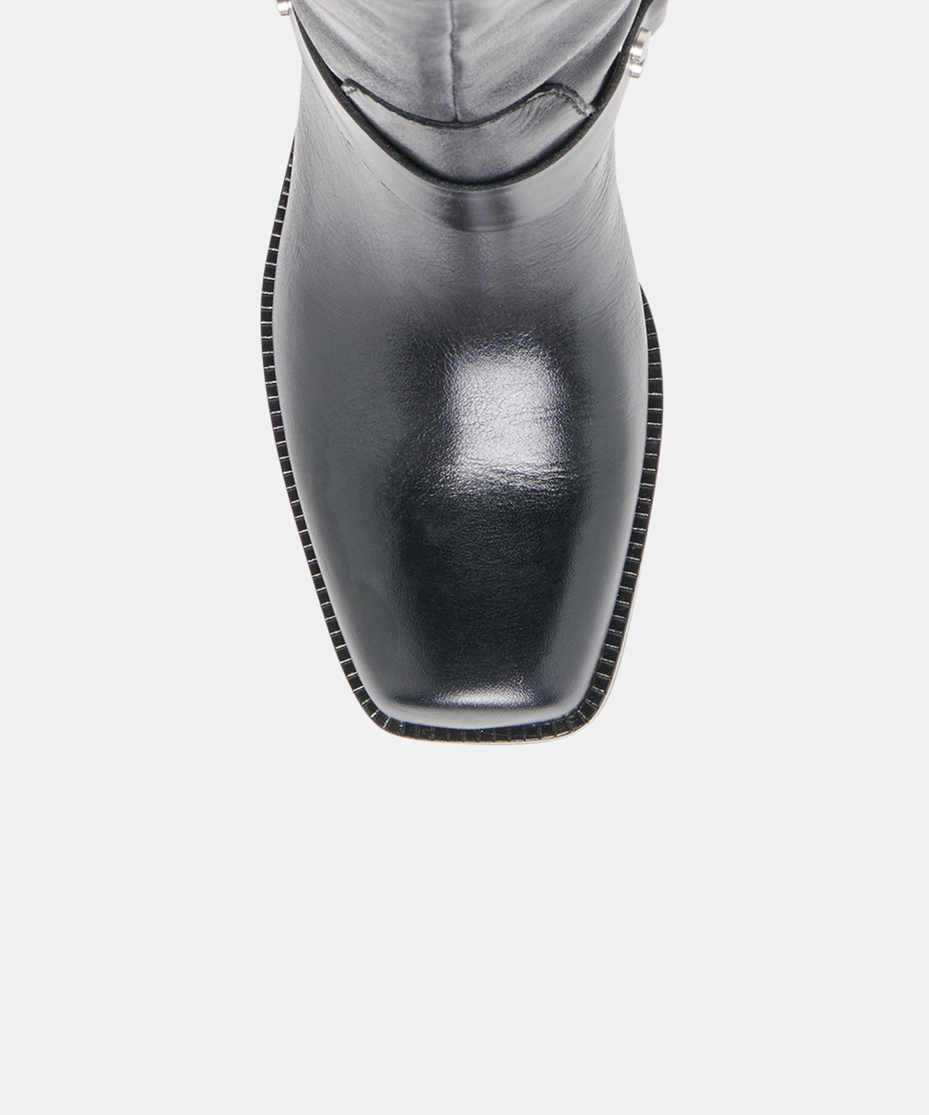 ROLAN BOOTS BLACK PATENT LEATHER