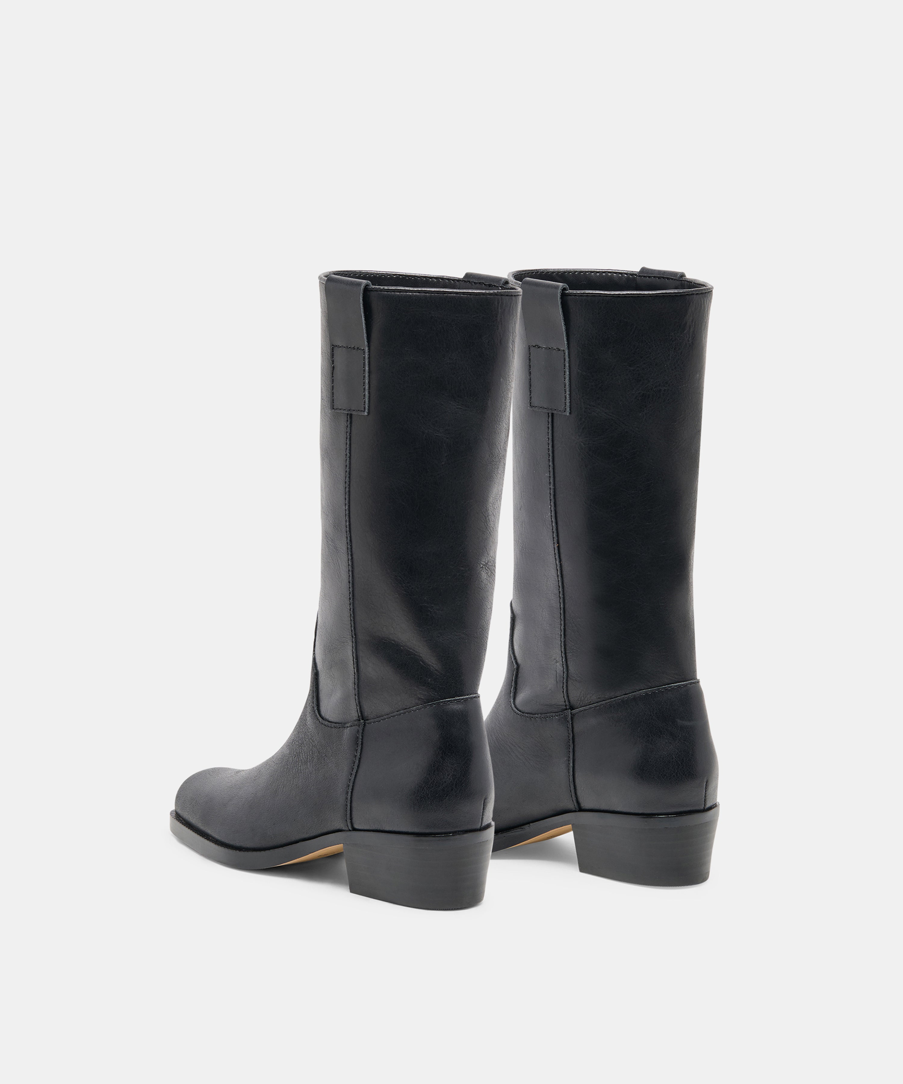 ROMIE BOOTS BLACK LEATHER