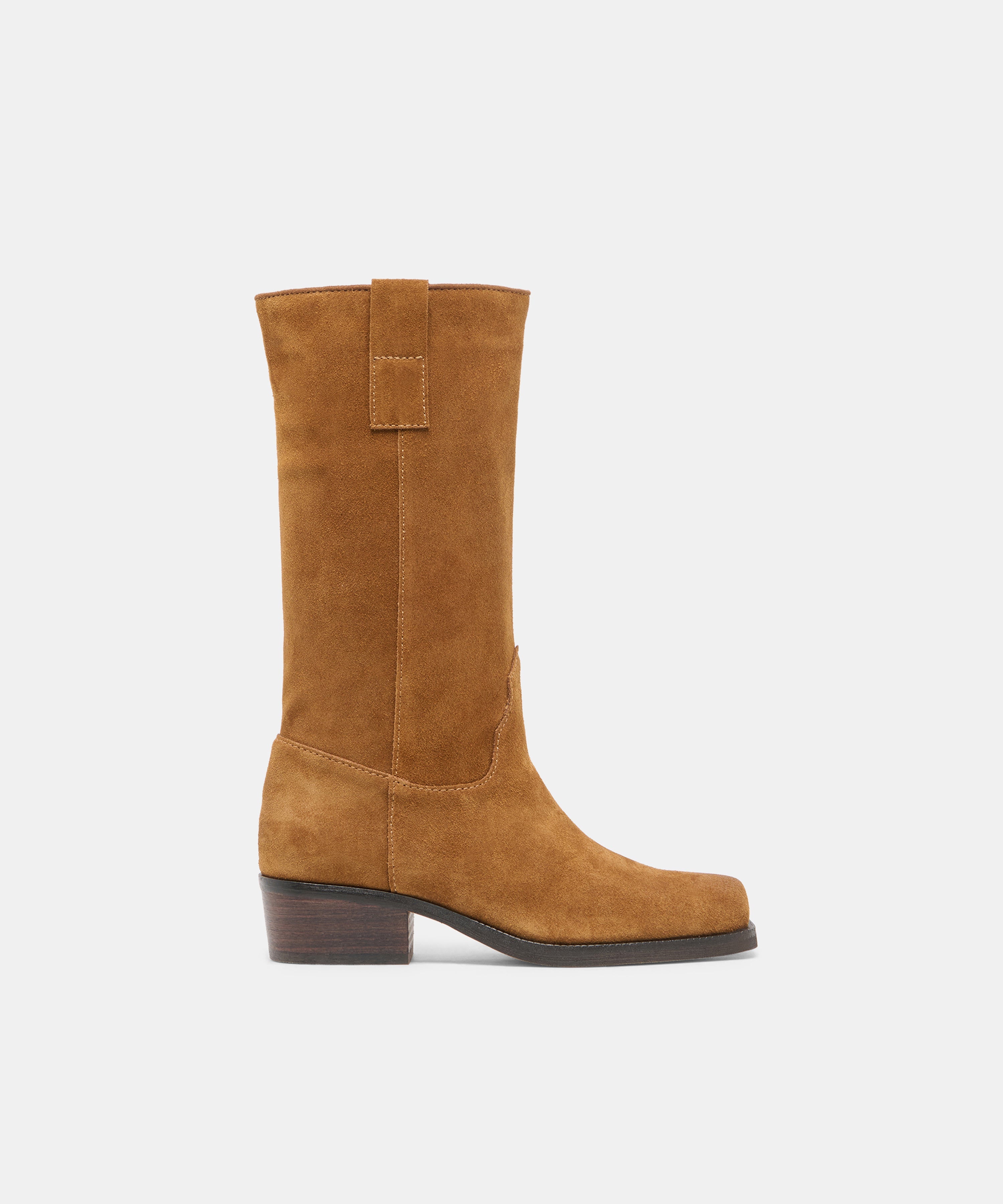 ROMIE BOOTS BROWN SUEDE