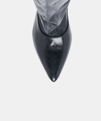 ROXLA BOOTS BLACK LEATHER