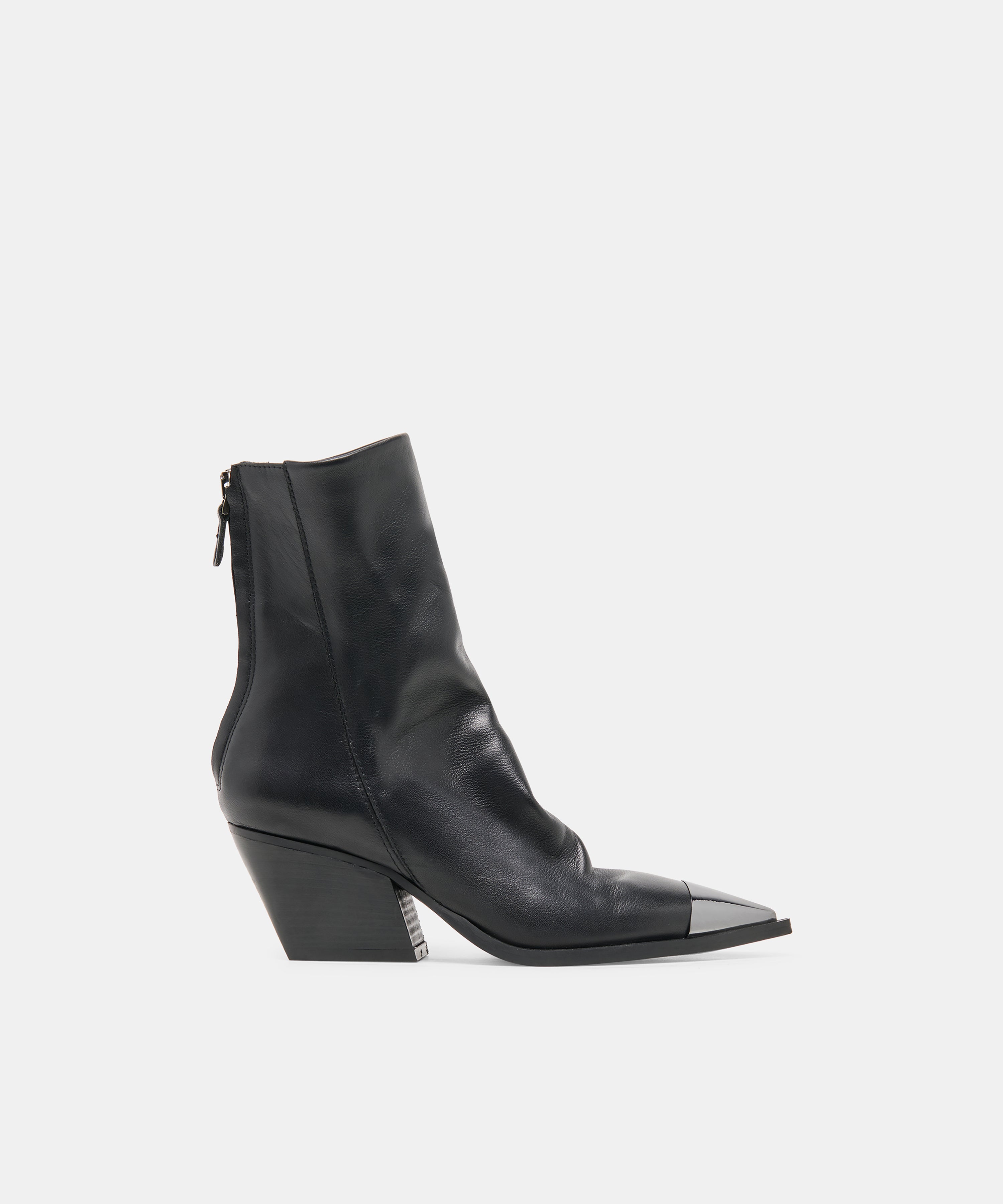 TALLEN BOOTIES BLACK LEATHER