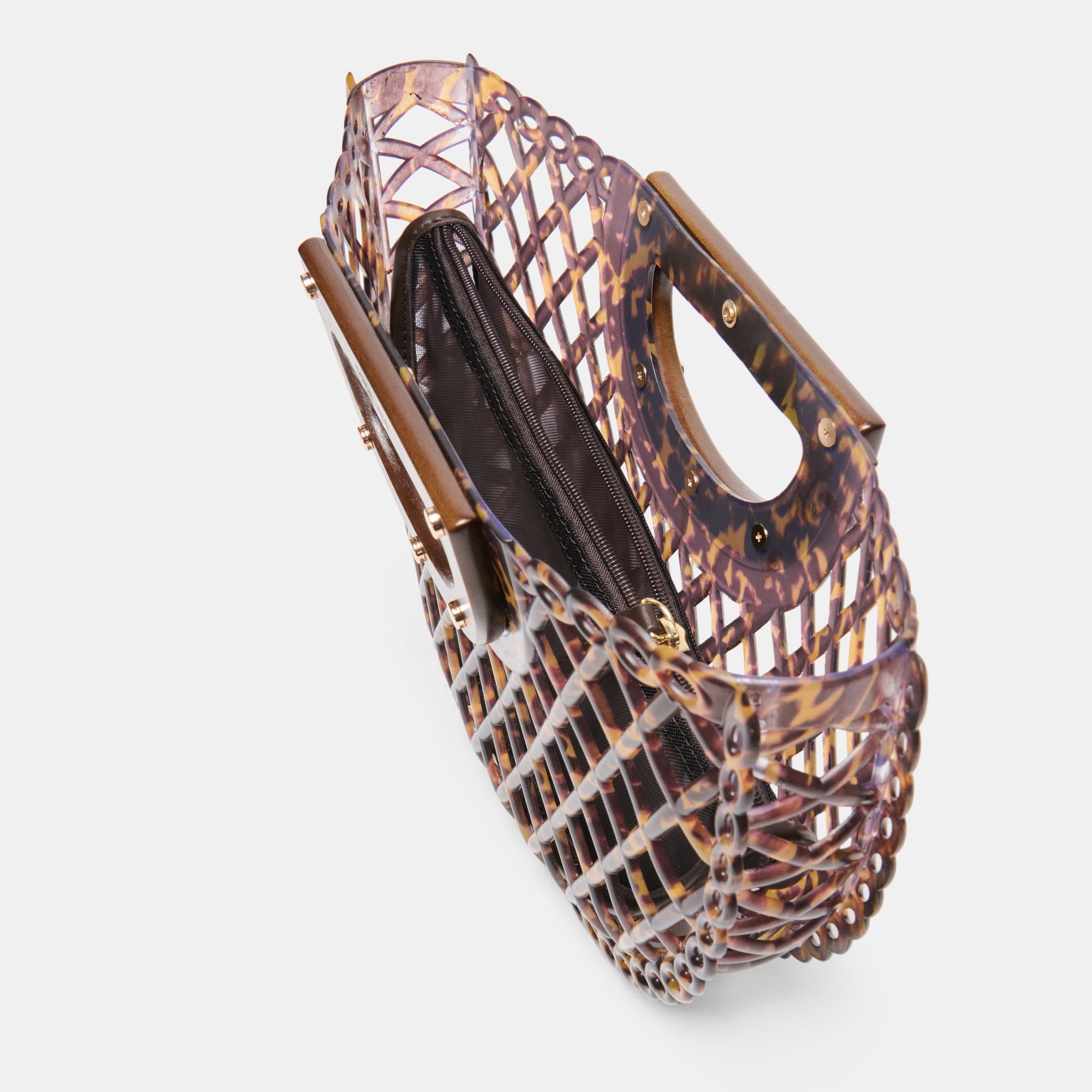 SOLANDRA CLUTCH TORTOISE JELLY