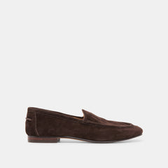 MATTIE LOAFERS DK BROWN SUEDE