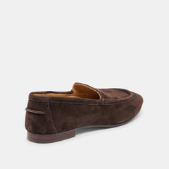 MATTIE LOAFERS DK BROWN SUEDE