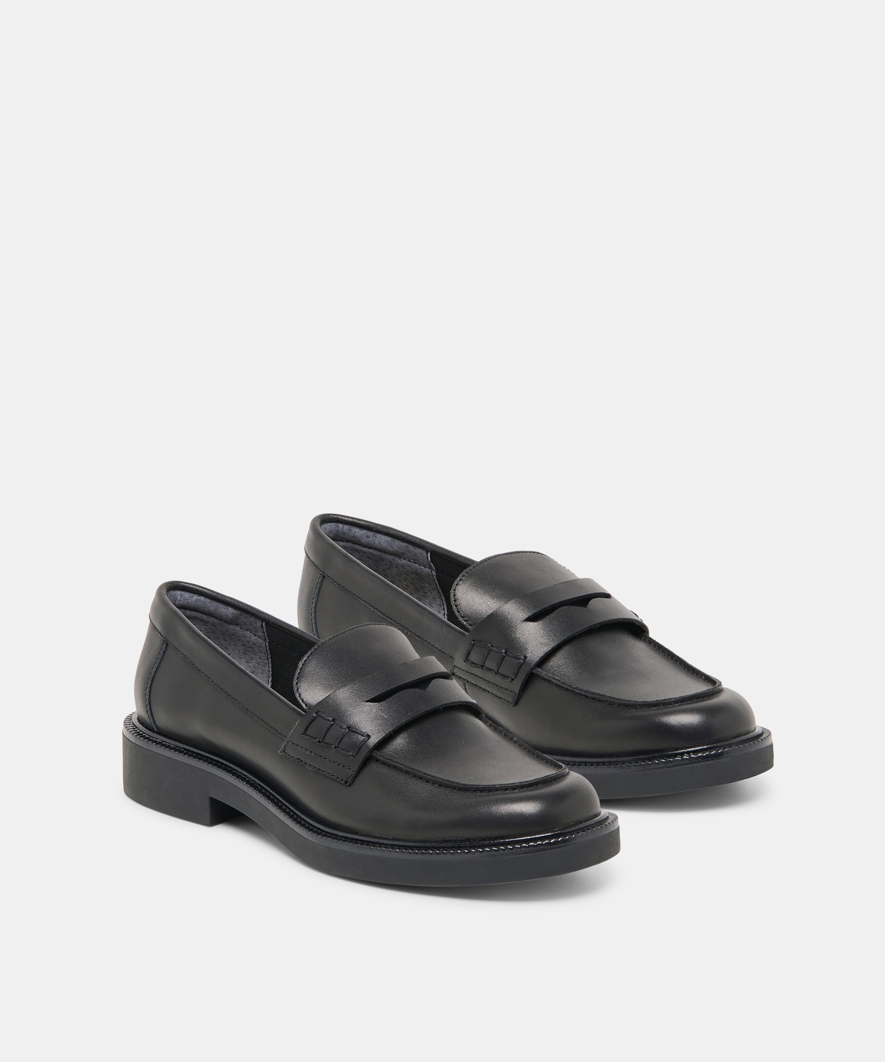 TIGGY LOAFERS BLACK LEATHER
