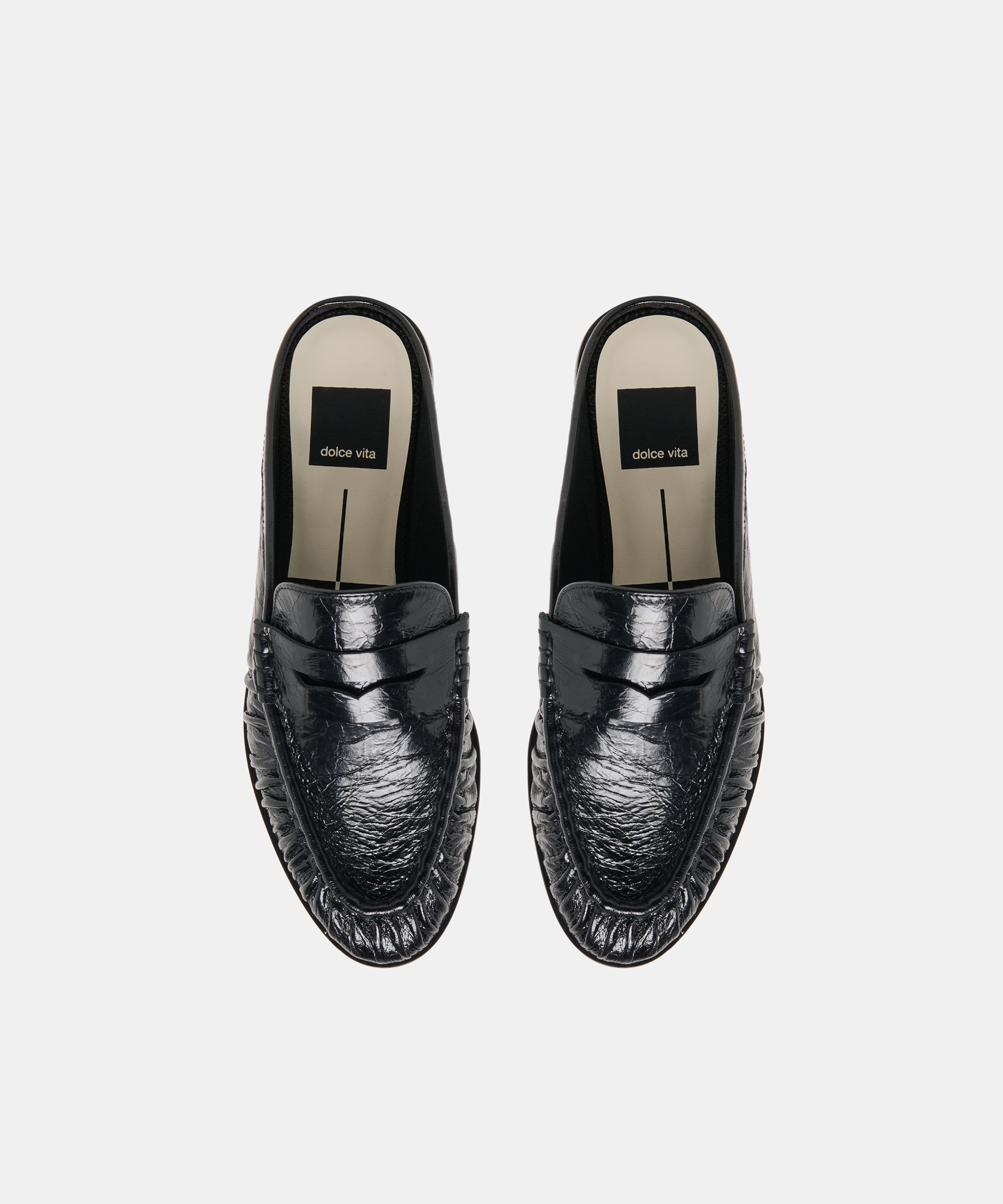 BETZY LOAFERS MIDNIGHT CRINKLE PATENT