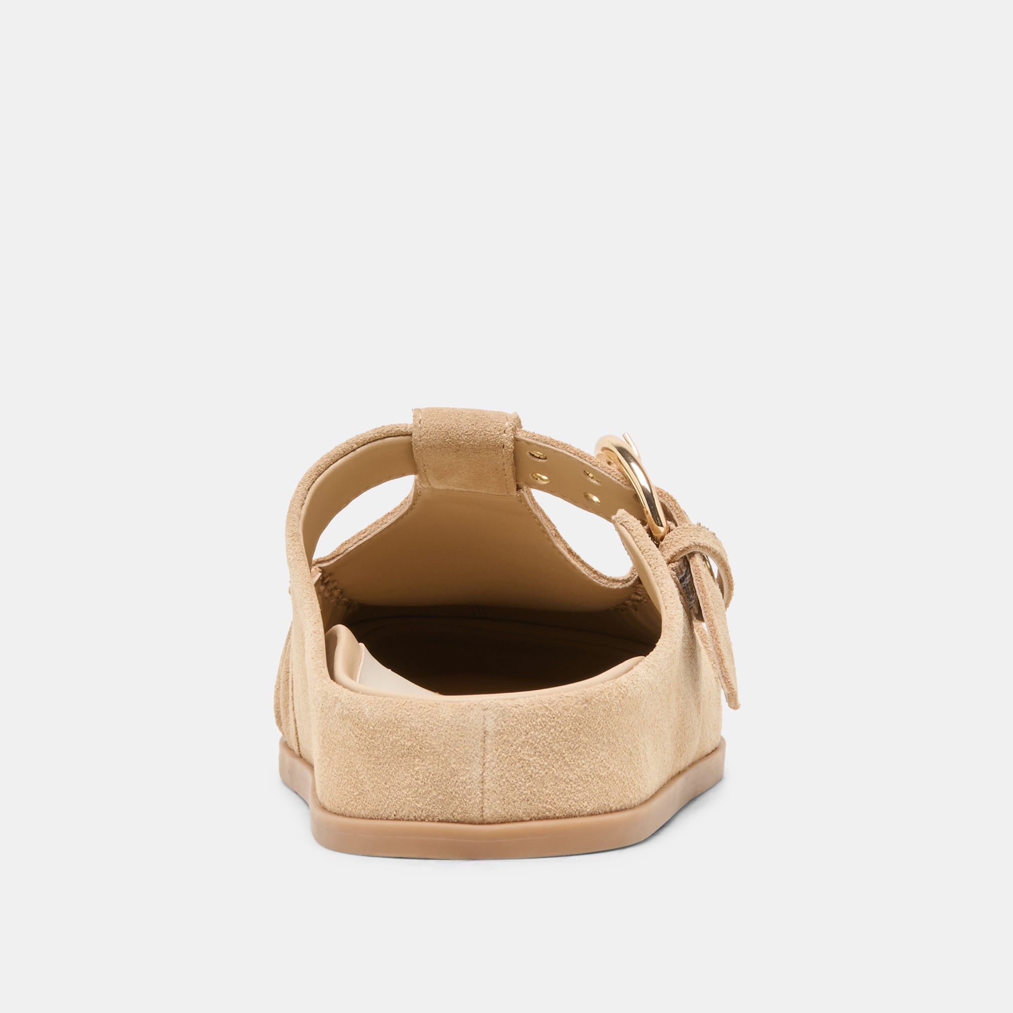 JEANNE FLATS CAMEL SUEDE