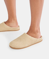 JUDITH WOVEN FLATS CAMEL WOVEN SUEDE