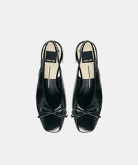 MARIEN MID HEELS BLACK LEATHER