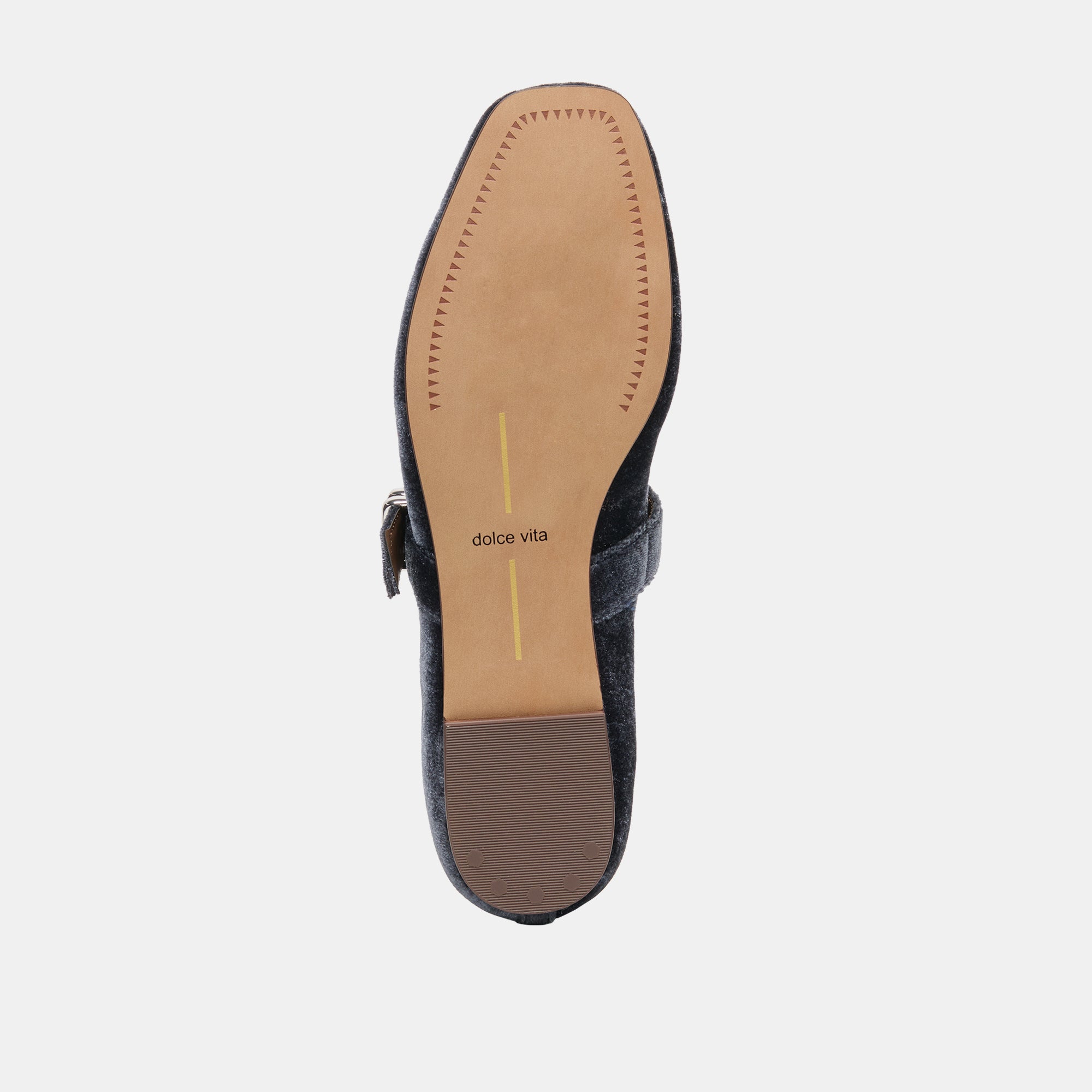 MIKEL VELVET BALLET FLATS NAVY VELVET