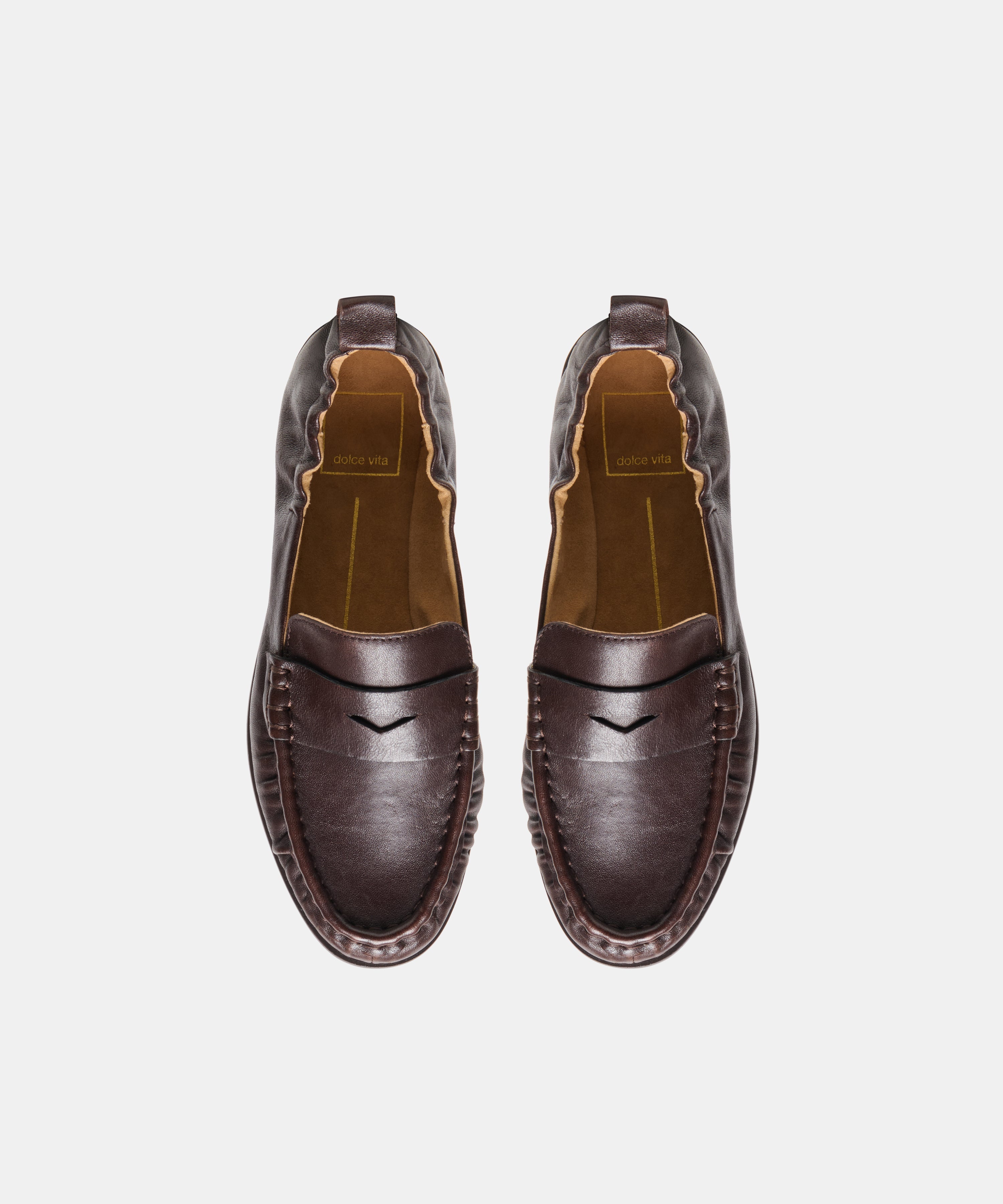 RAMZIE LOAFERS CHOCOLATE LEATHER