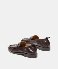RAMZIE LOAFERS CHOCOLATE LEATHER