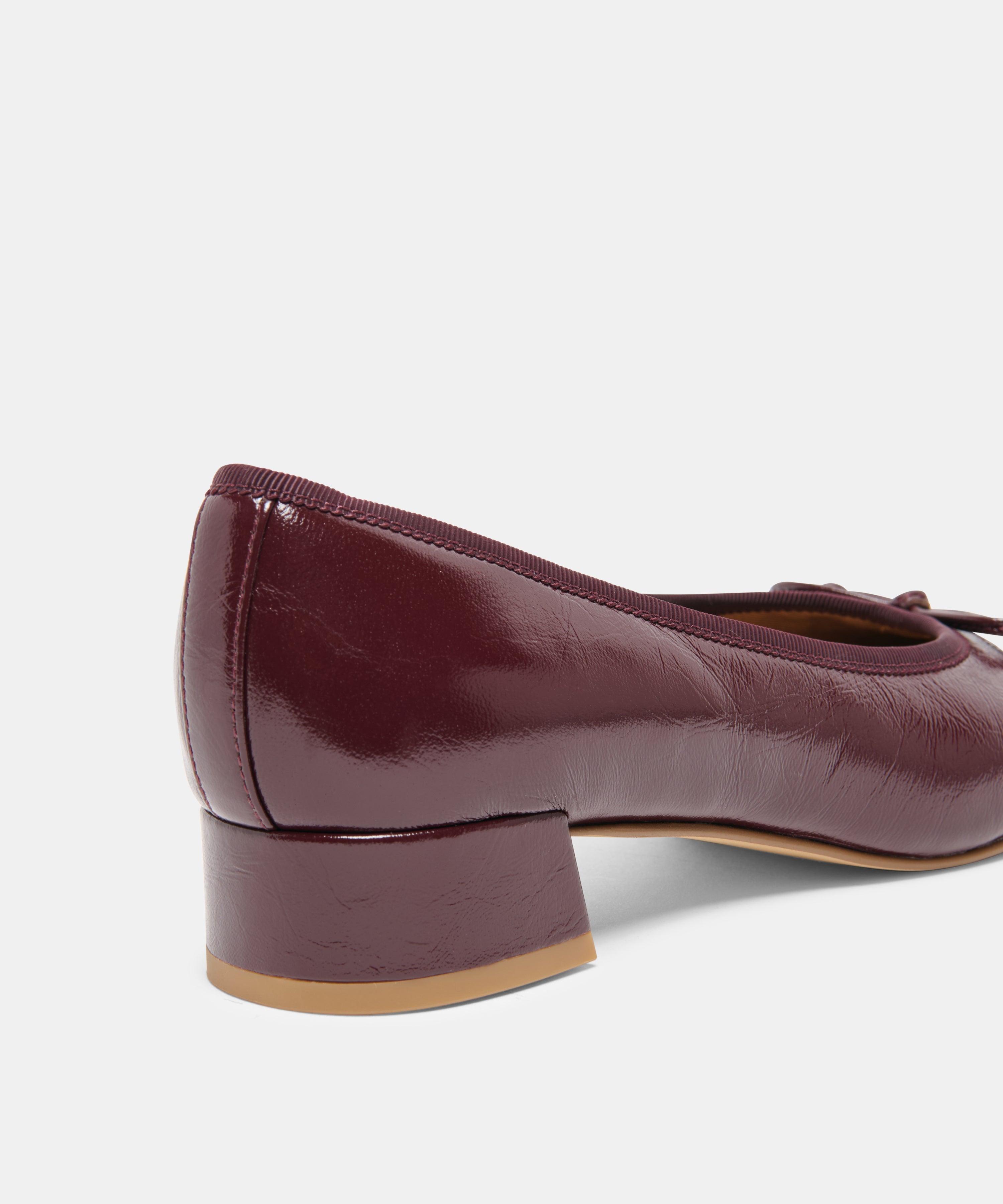 RITLA MID HEELS CRANBERRY LEATHER