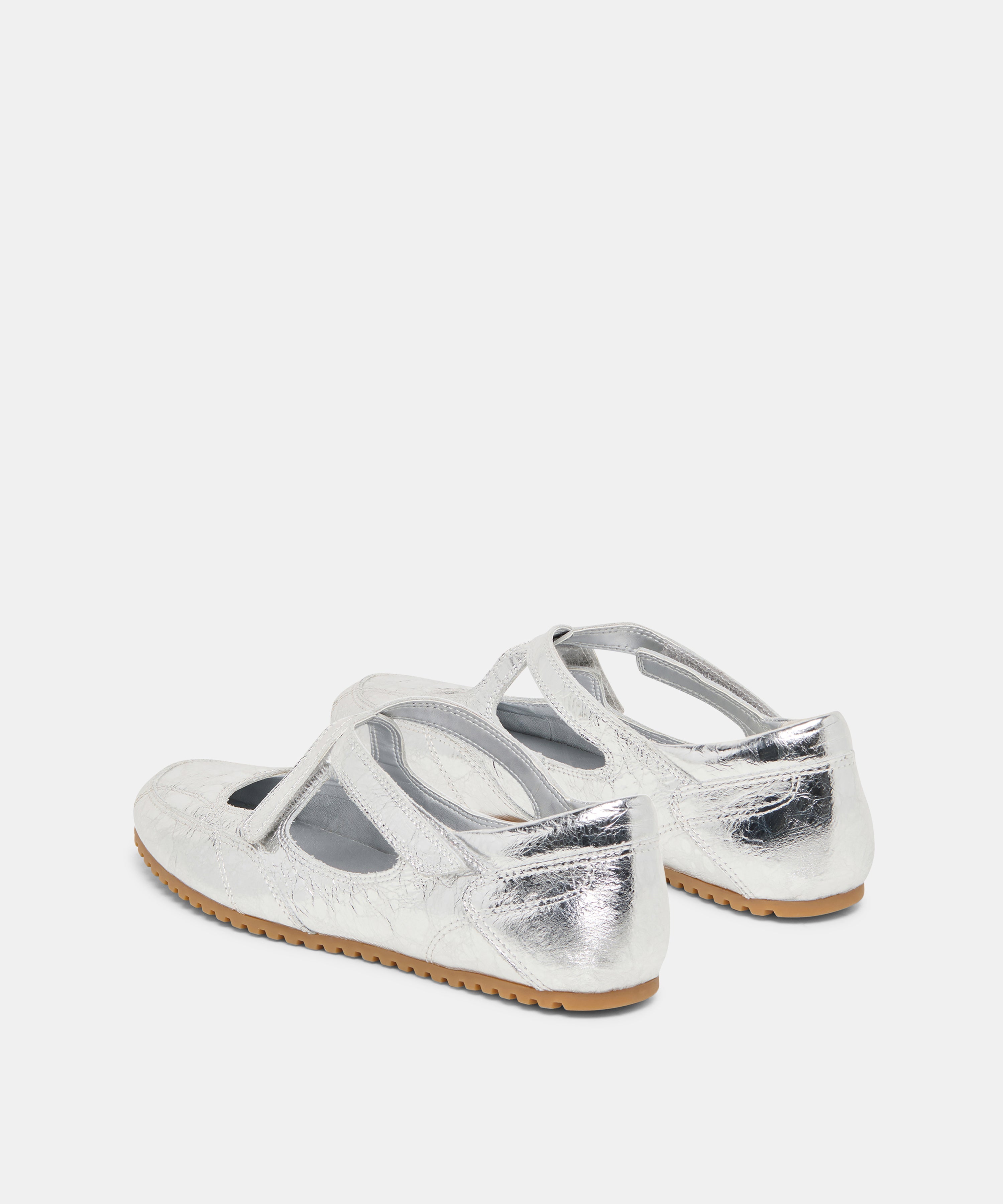 YONO SNEAKERS SILVER DISTRESSED LEATHER