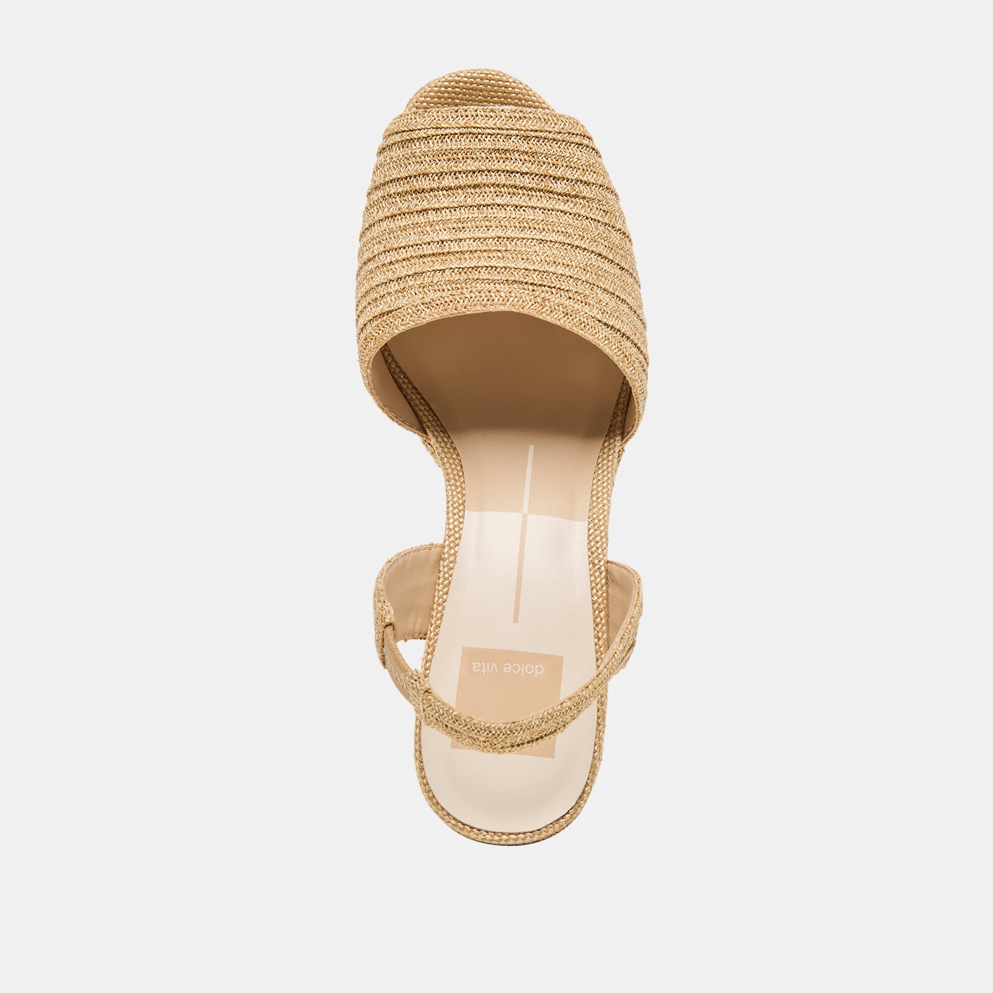 AKERA WEDGES NATURAL RAFFIA