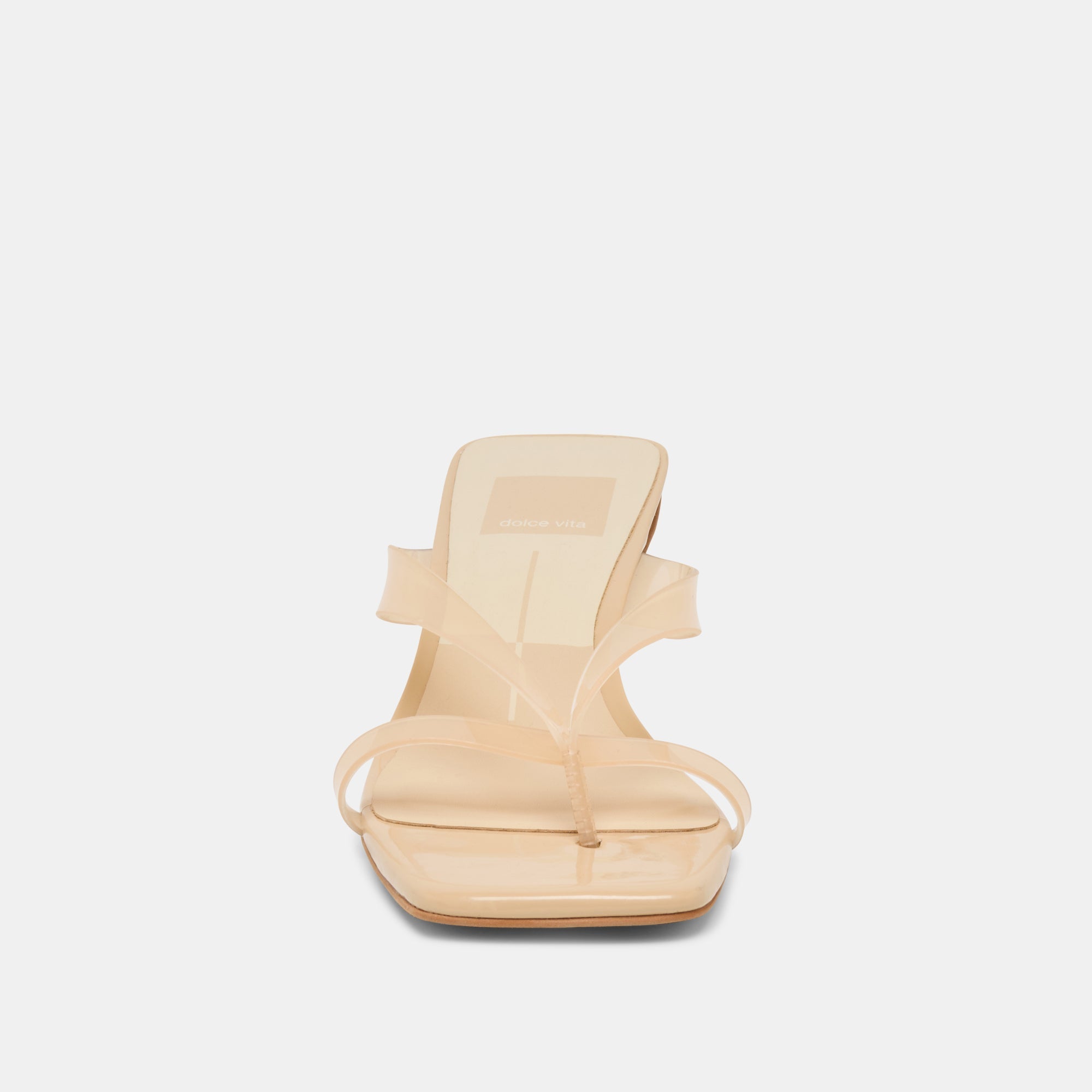 BREVEL VINYL WIDE HEELS PRALINE JELLY
