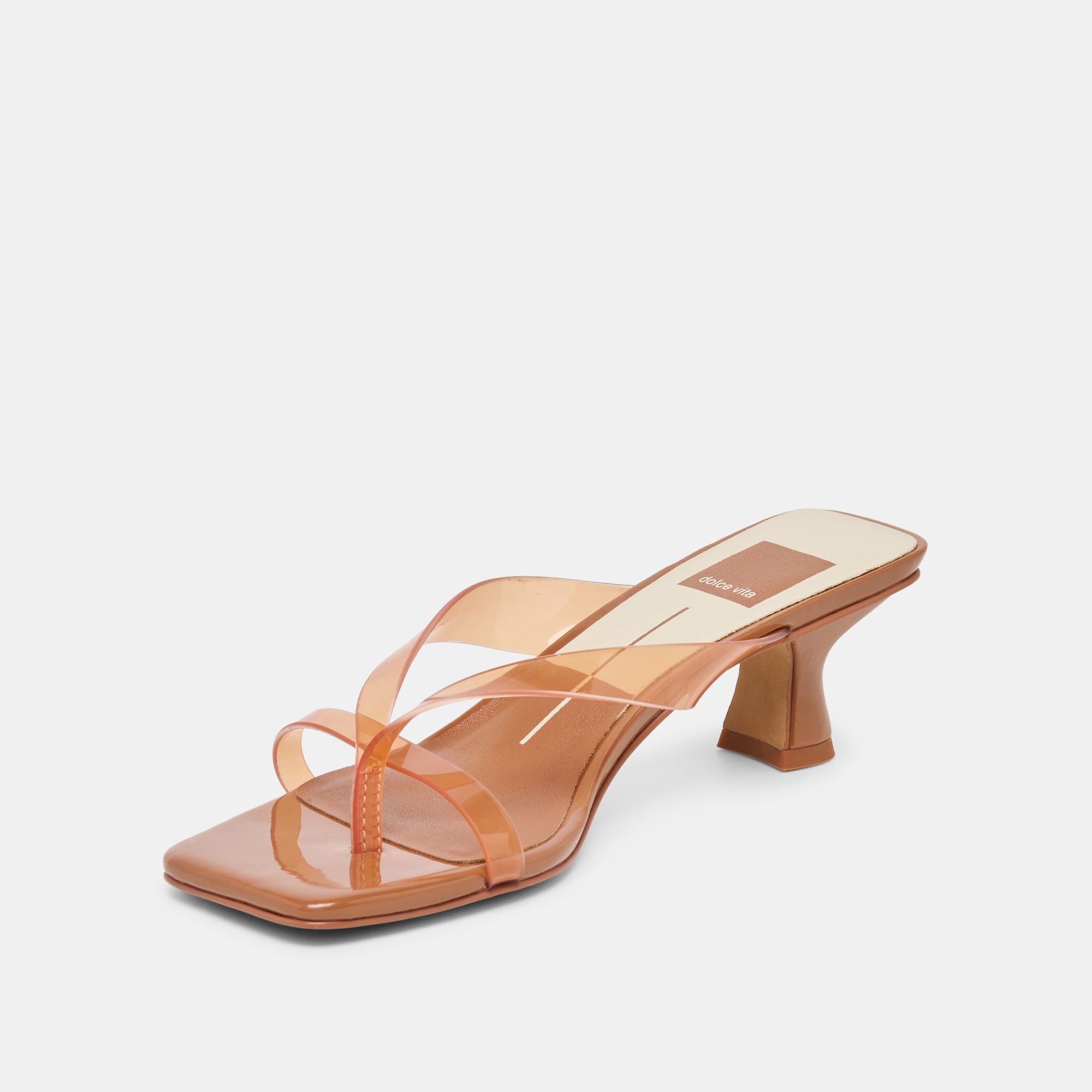 BREVEL VINYL HEELS WHISKEY JELLY