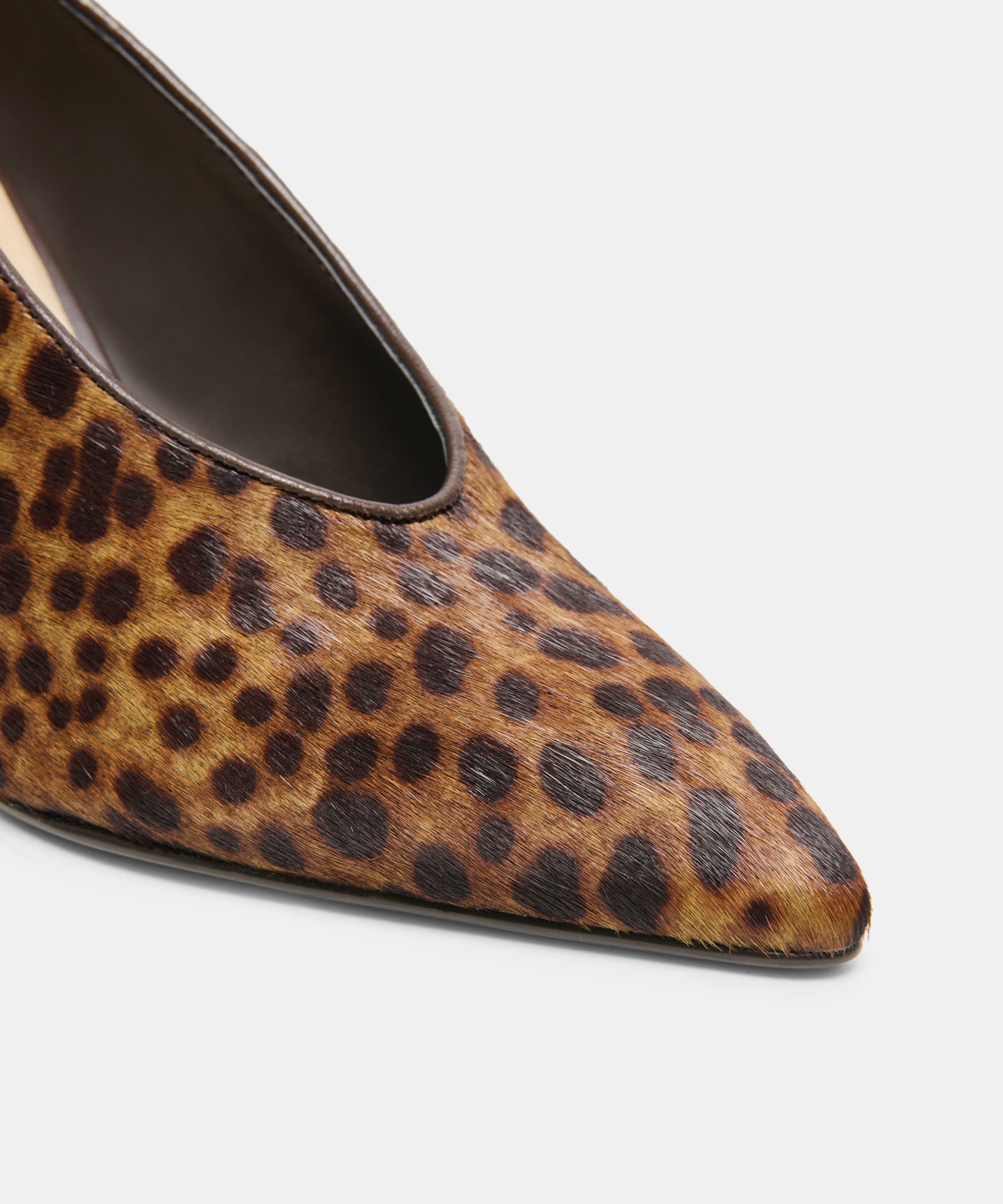 CAMERO WEDGES DK LEOPARD CALF HAIR