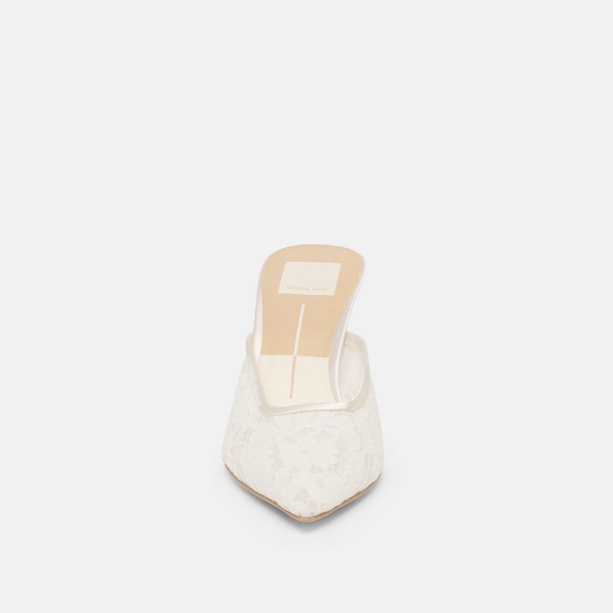 CLEO HIGH HEELS TRUE WHITE LACE