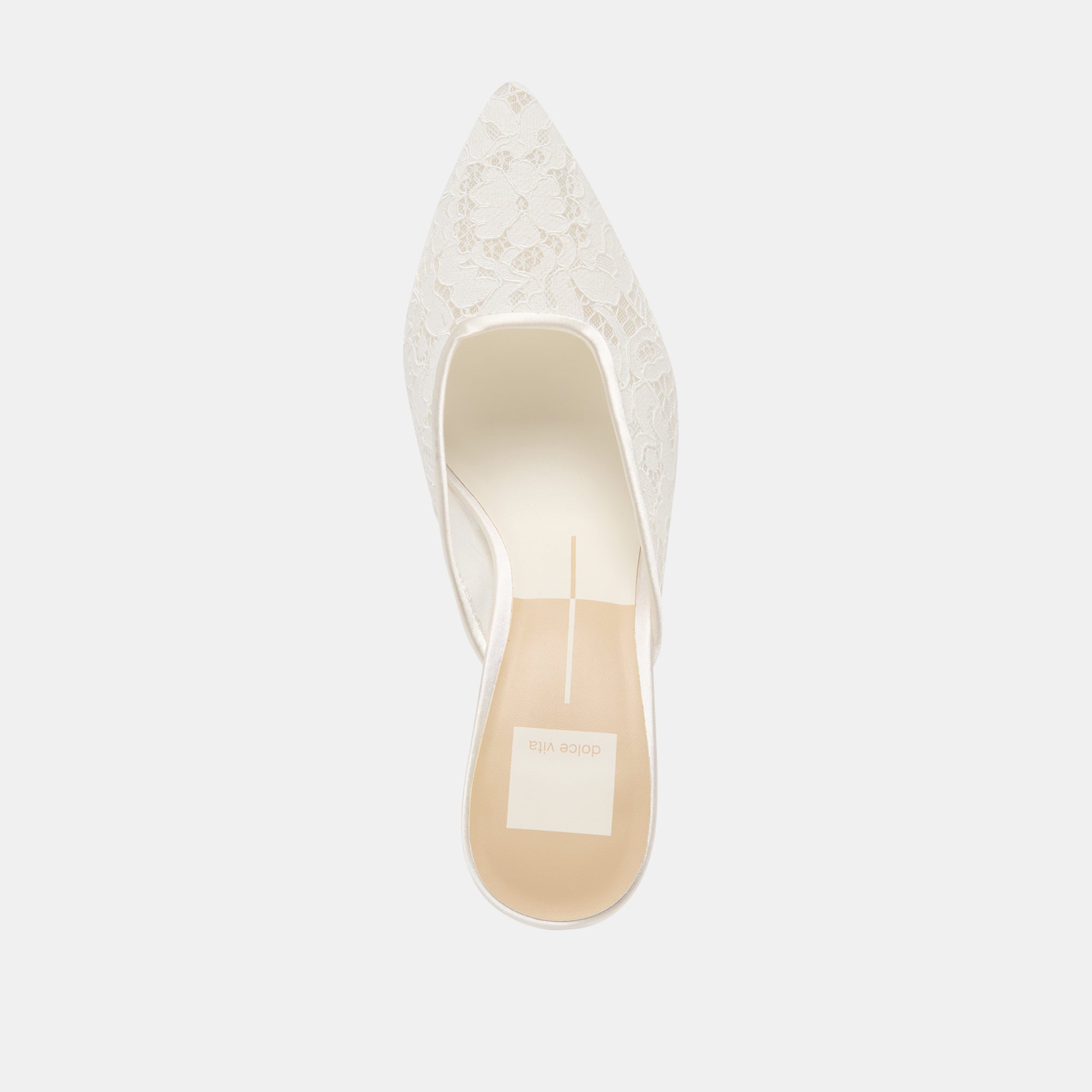 CLEO HIGH HEELS TRUE WHITE LACE