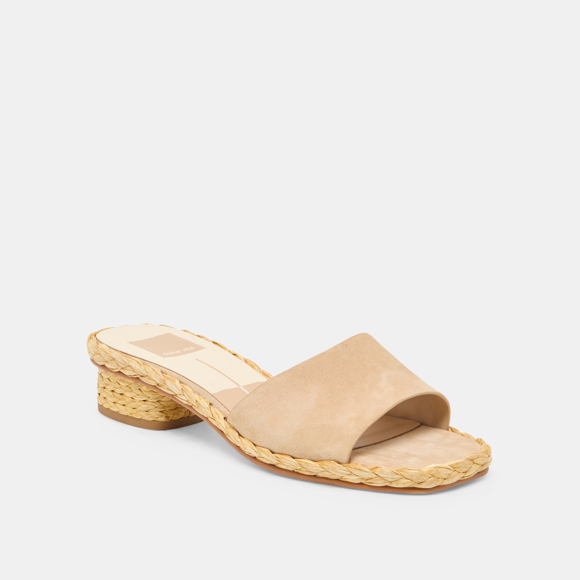 DIXI WIDE SANDALS CAMEL SUEDE