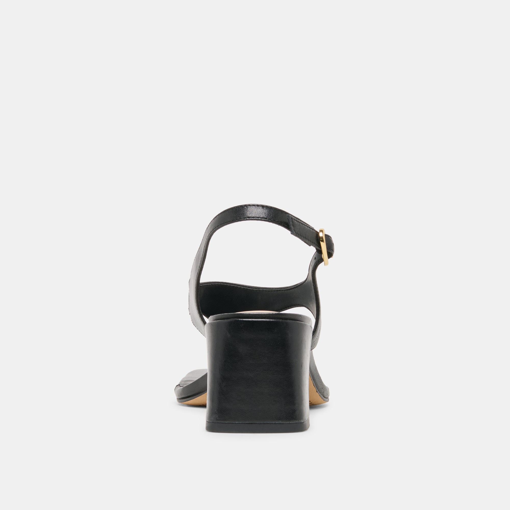 YVES HEELS BLACK LEATHER