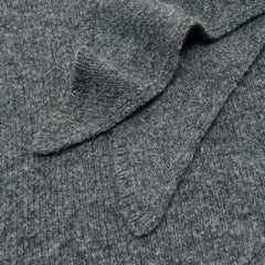 TRIANGLE SCARF DARK HEATHER GREY