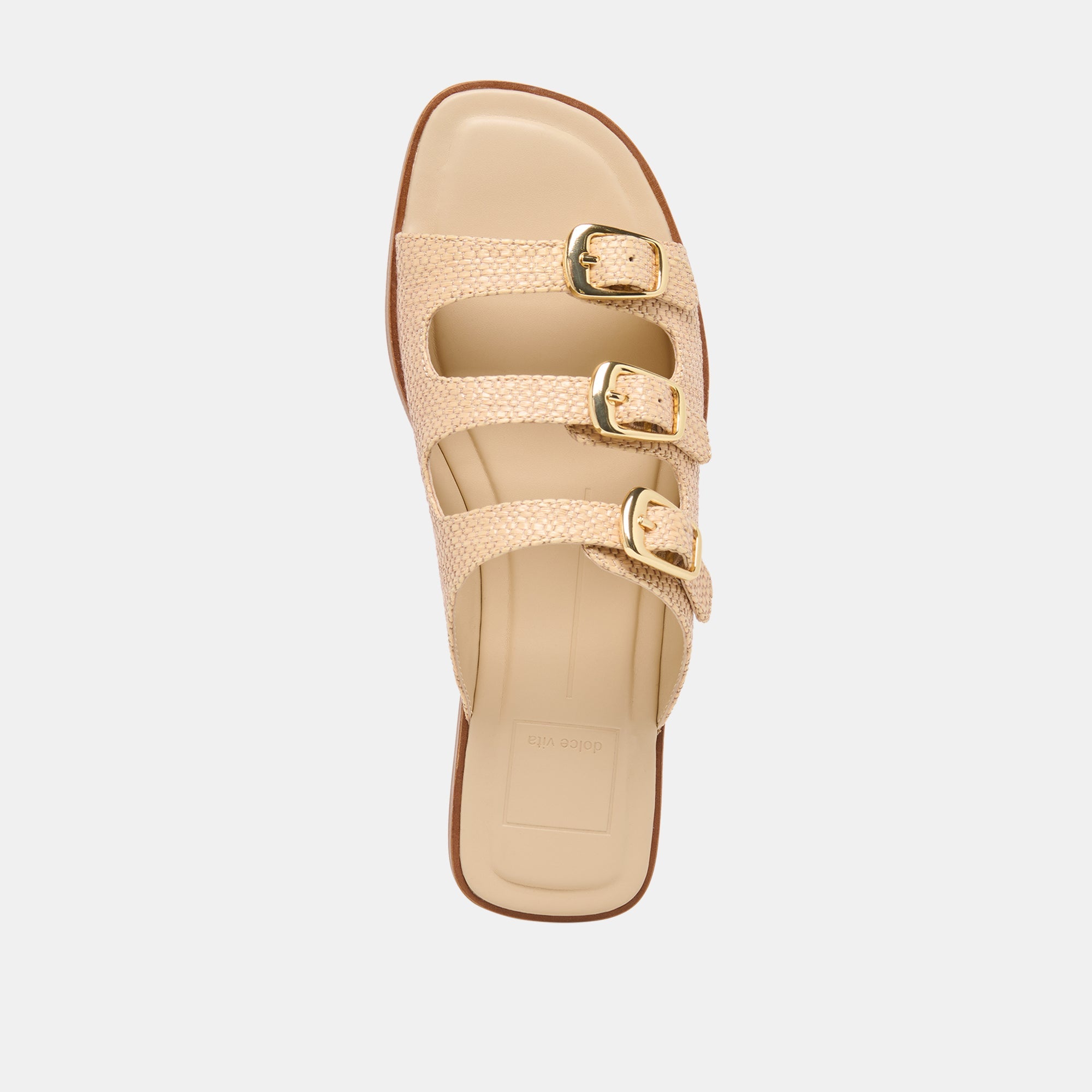 FIN SANDALS SAND RAFFIA