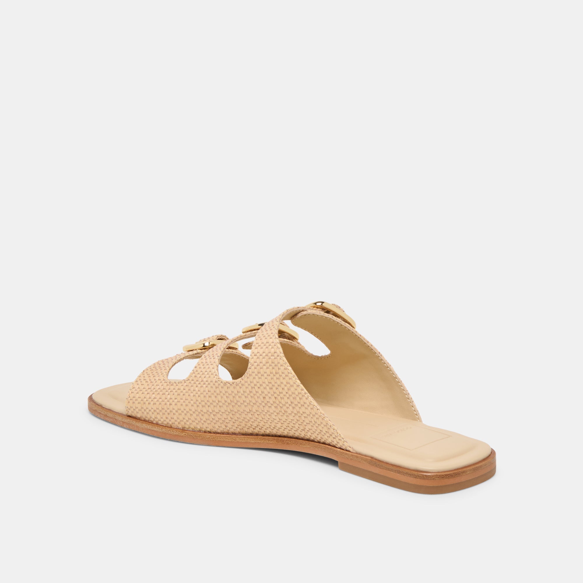 FIN SANDALS SAND RAFFIA