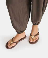 JAINA SANDALS DK BROWN SUEDE