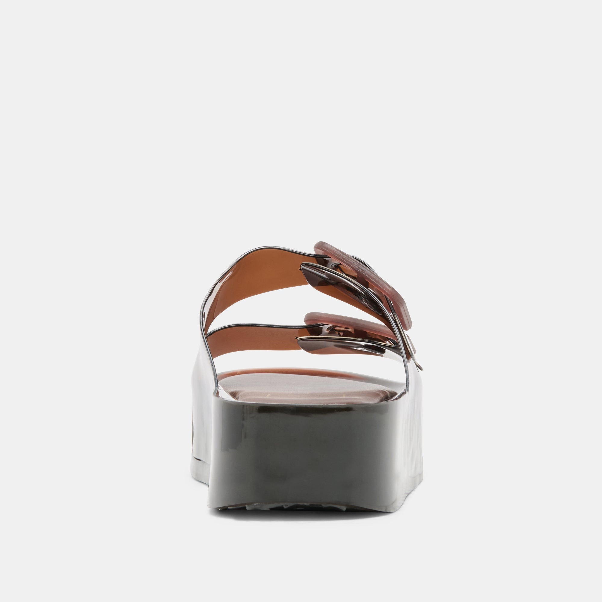 JULIO X SANDALS CHOCOLATE VINYL