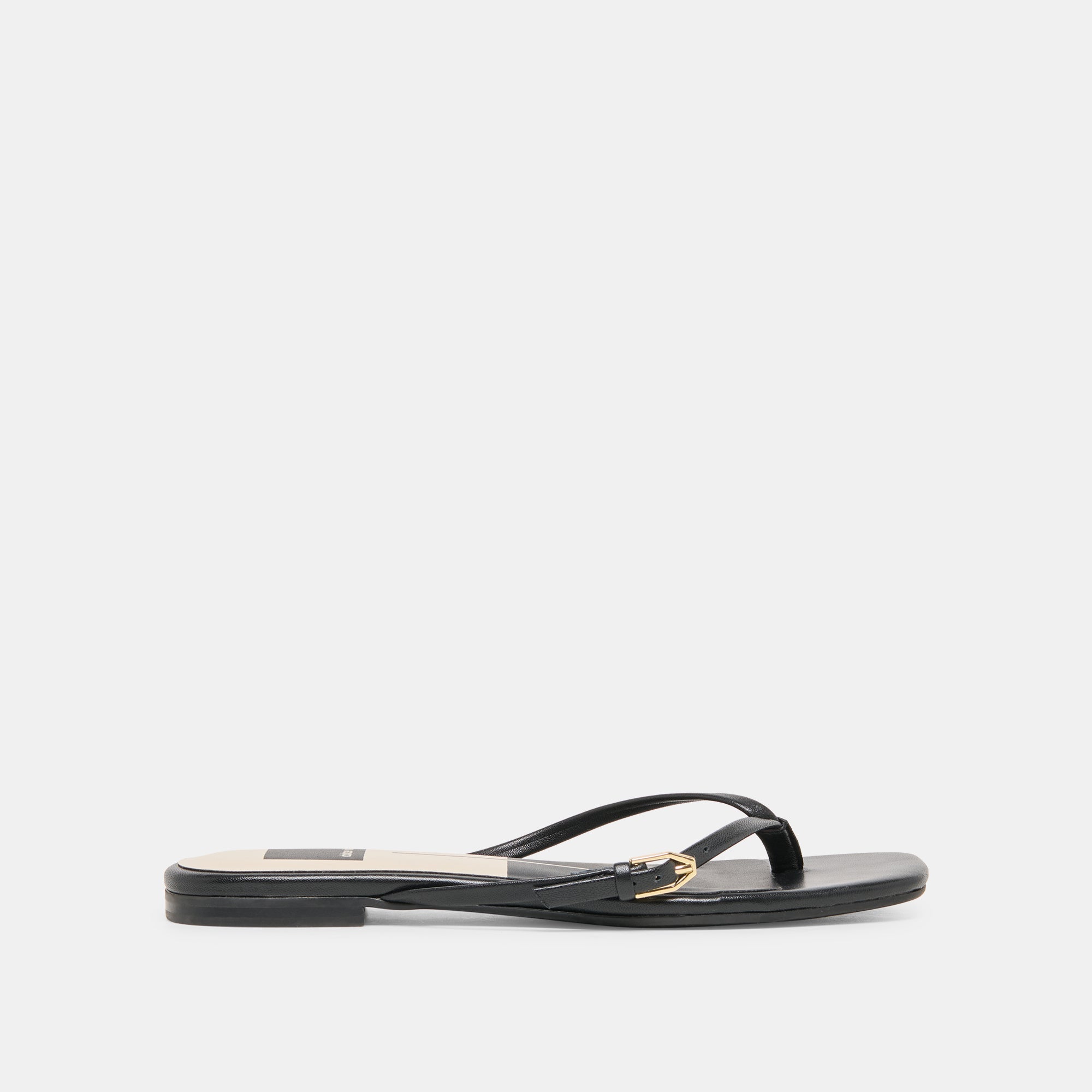 MALTA SANDALS BLACK LEATHER