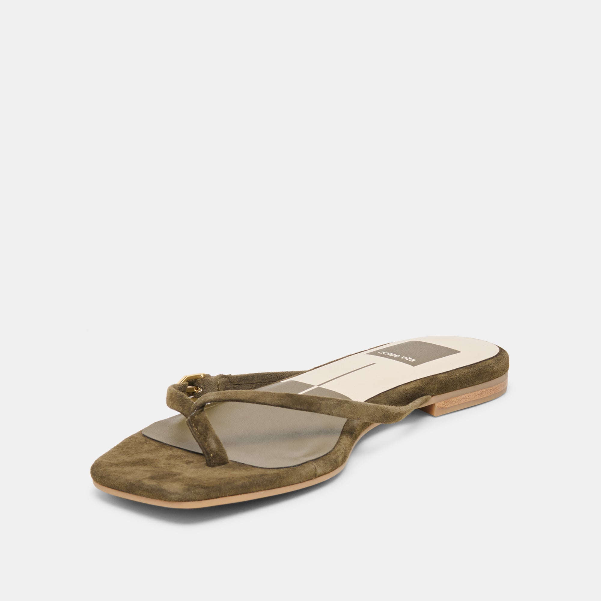 MALTA SANDALS DK OLIVE SUEDE