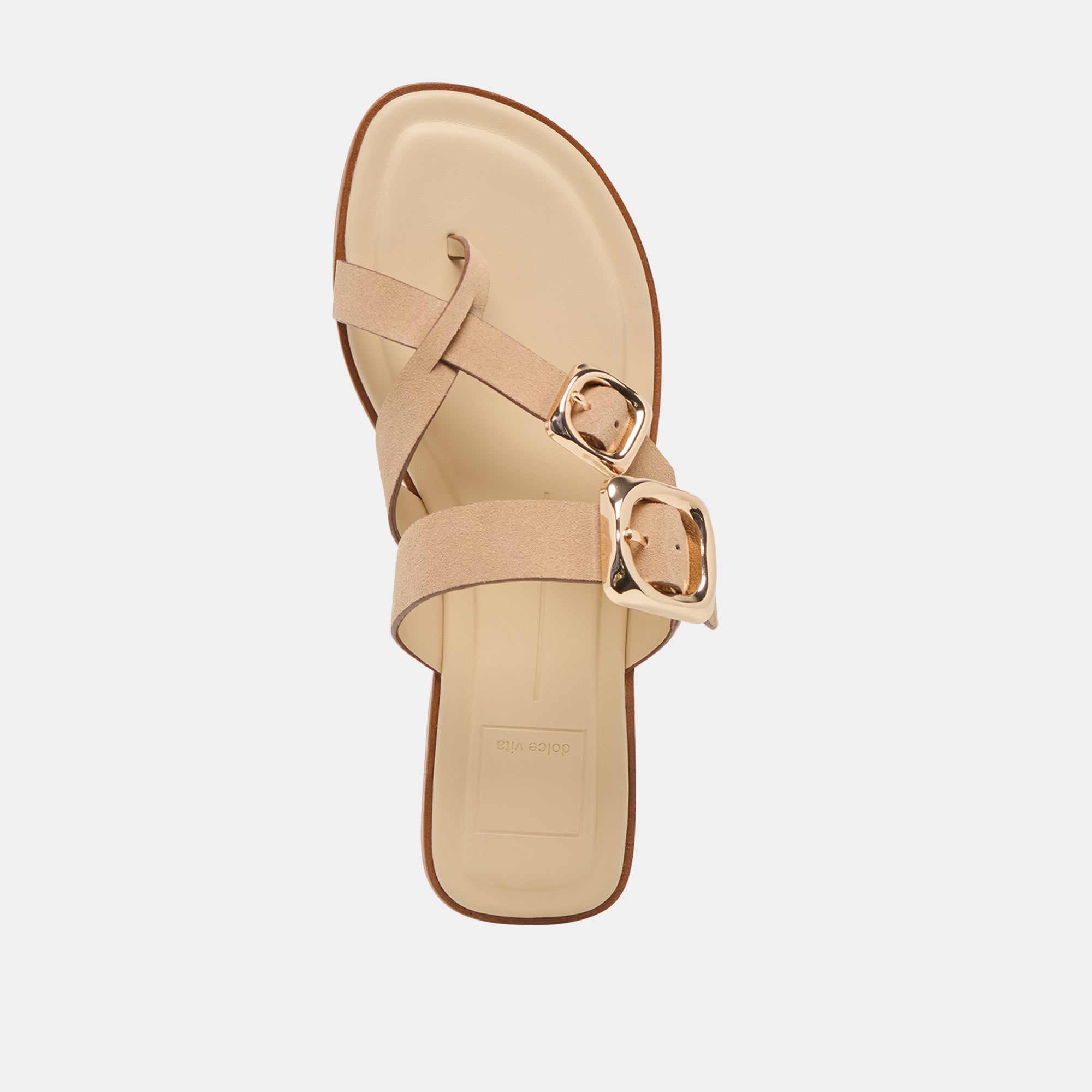 SHORE SANDALS CAMEL SUEDE