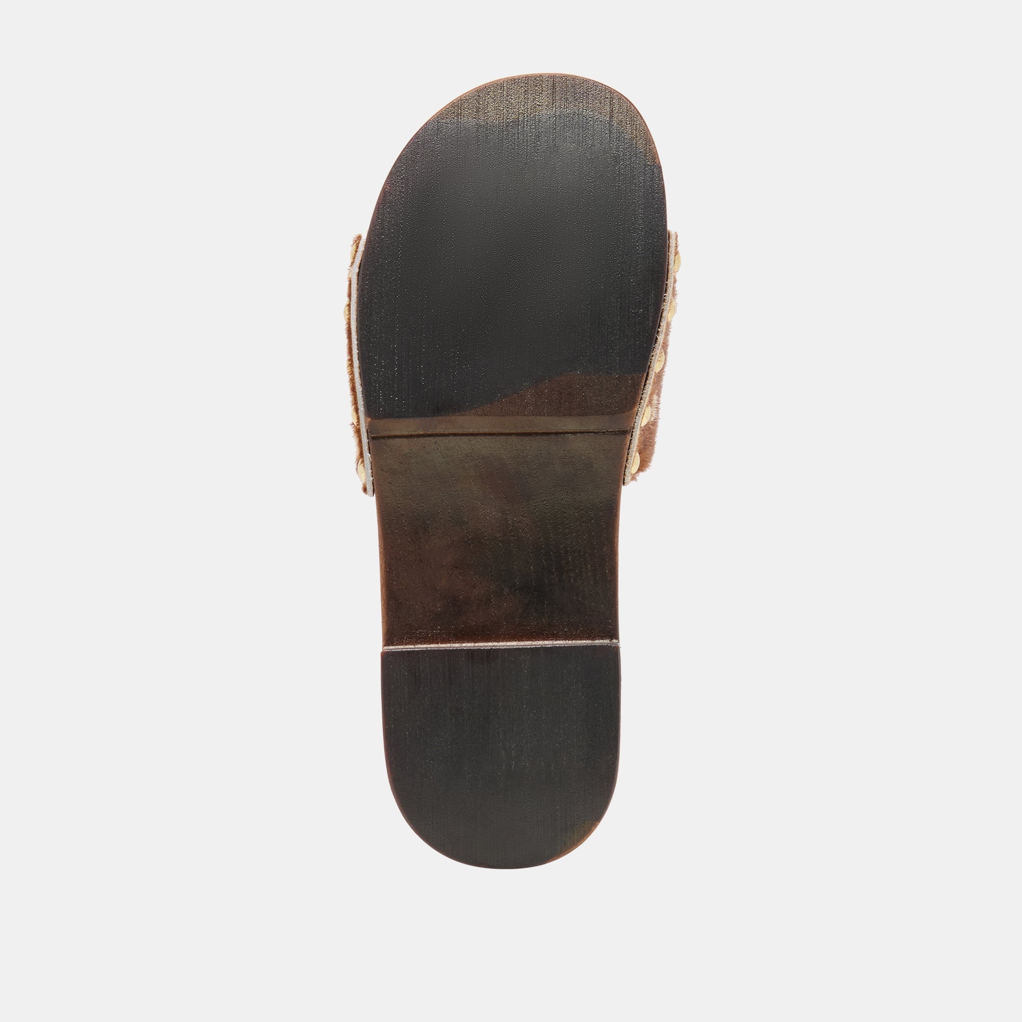 SYMONE SANDALS CHESTNUT CALF HAIR