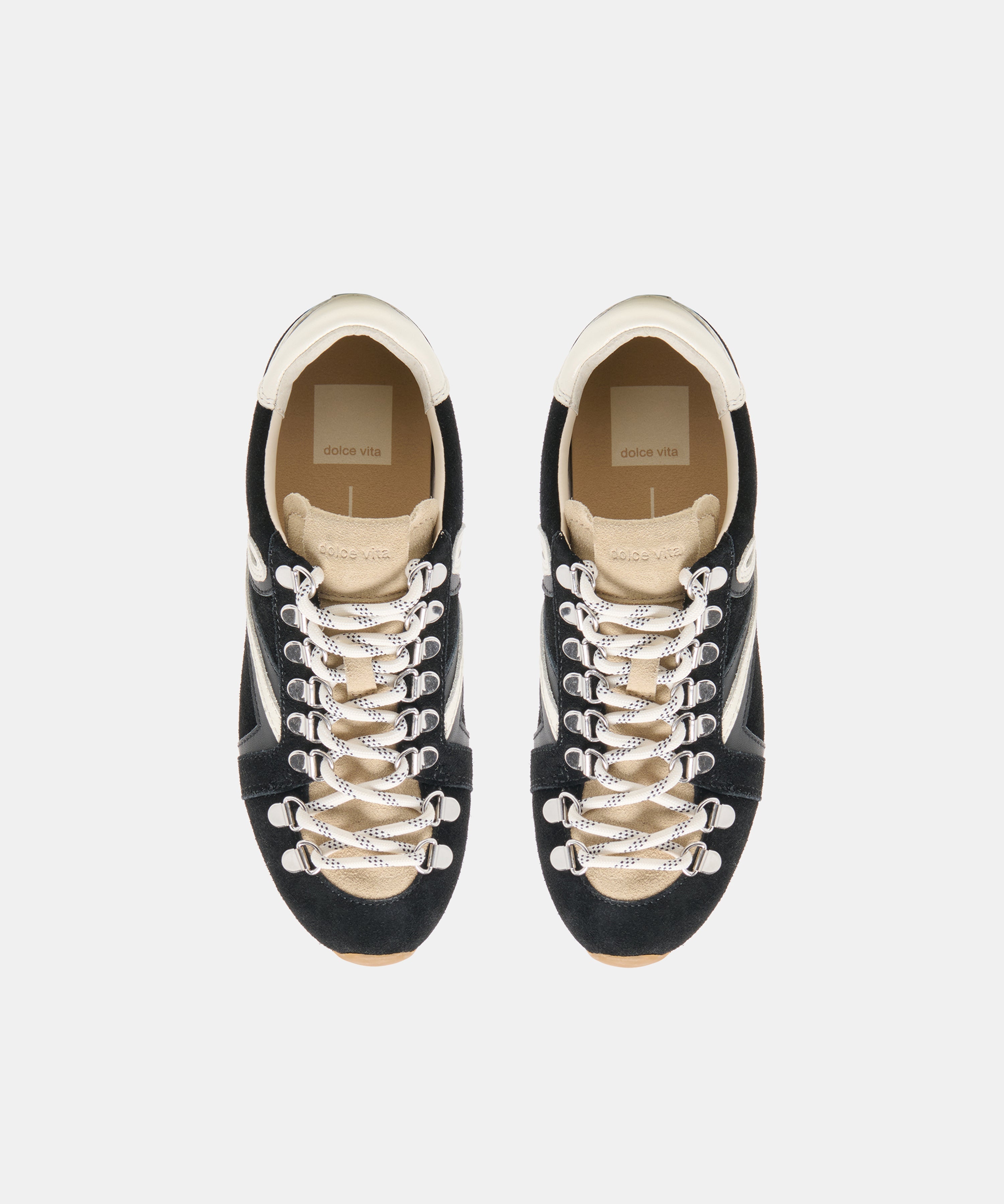 DEACON SNEAKERS BLACK WHITE SUEDE