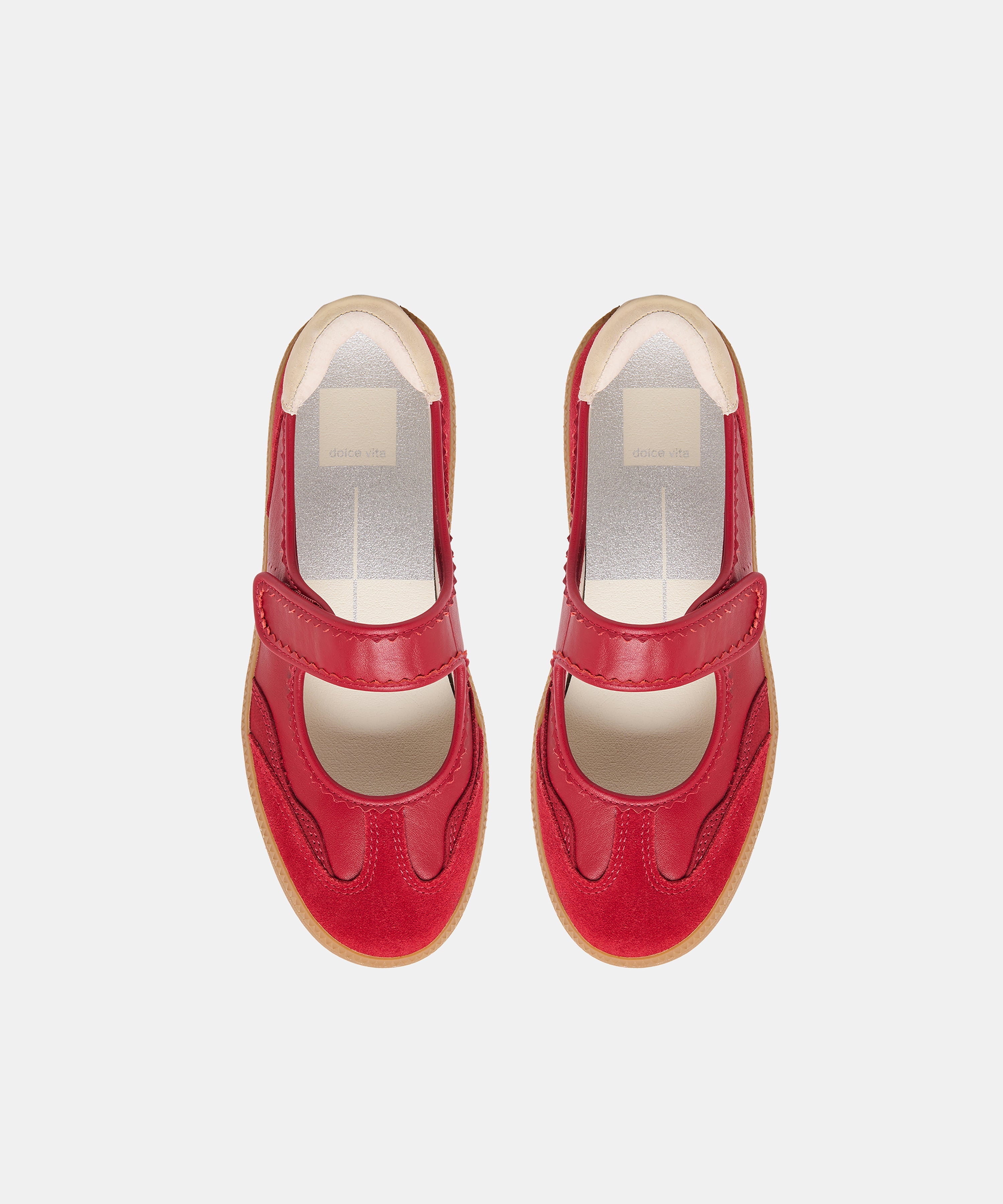 NANET SNEAKERS CRIMSON LEATHER