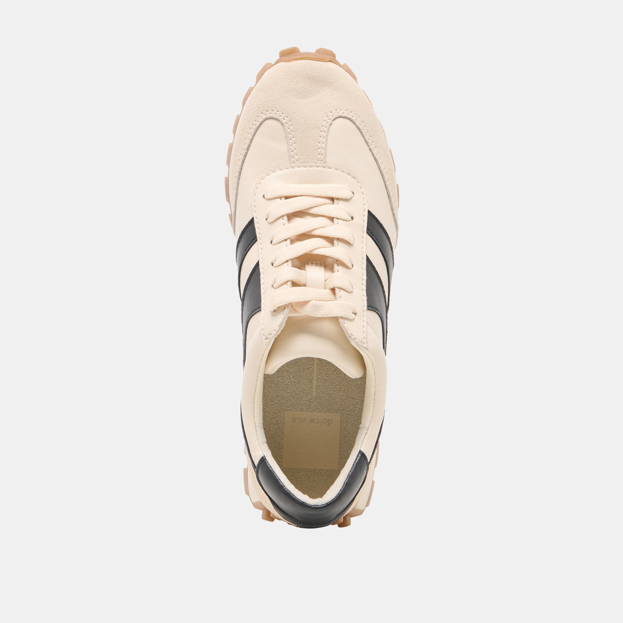 TRESA SNEAKERS WHITE BLACK LEATHER